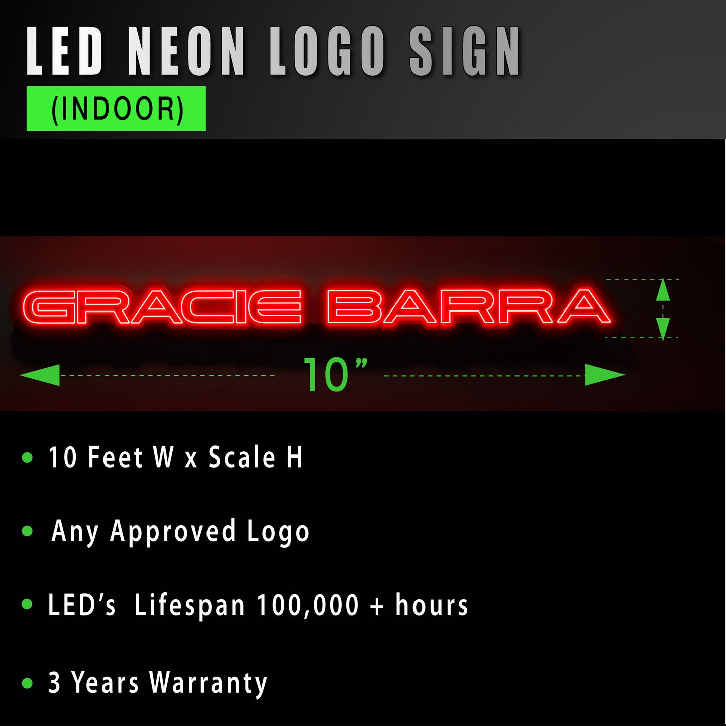 Indoor LED Neon Marquee Sign - 2 Styles