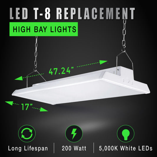 LED Troffer High Bay Light 220W 5,000K